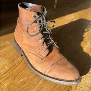 Thursday Captain boots- size 10, Arizona Adobe, Rugged & Resilient Leather